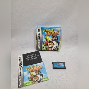 Gameboy Advance Over the hedge game, complete in box with manual- Works